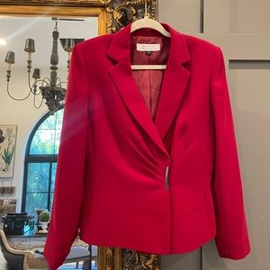 ✨TAHARI Red Blazer Jacket✨